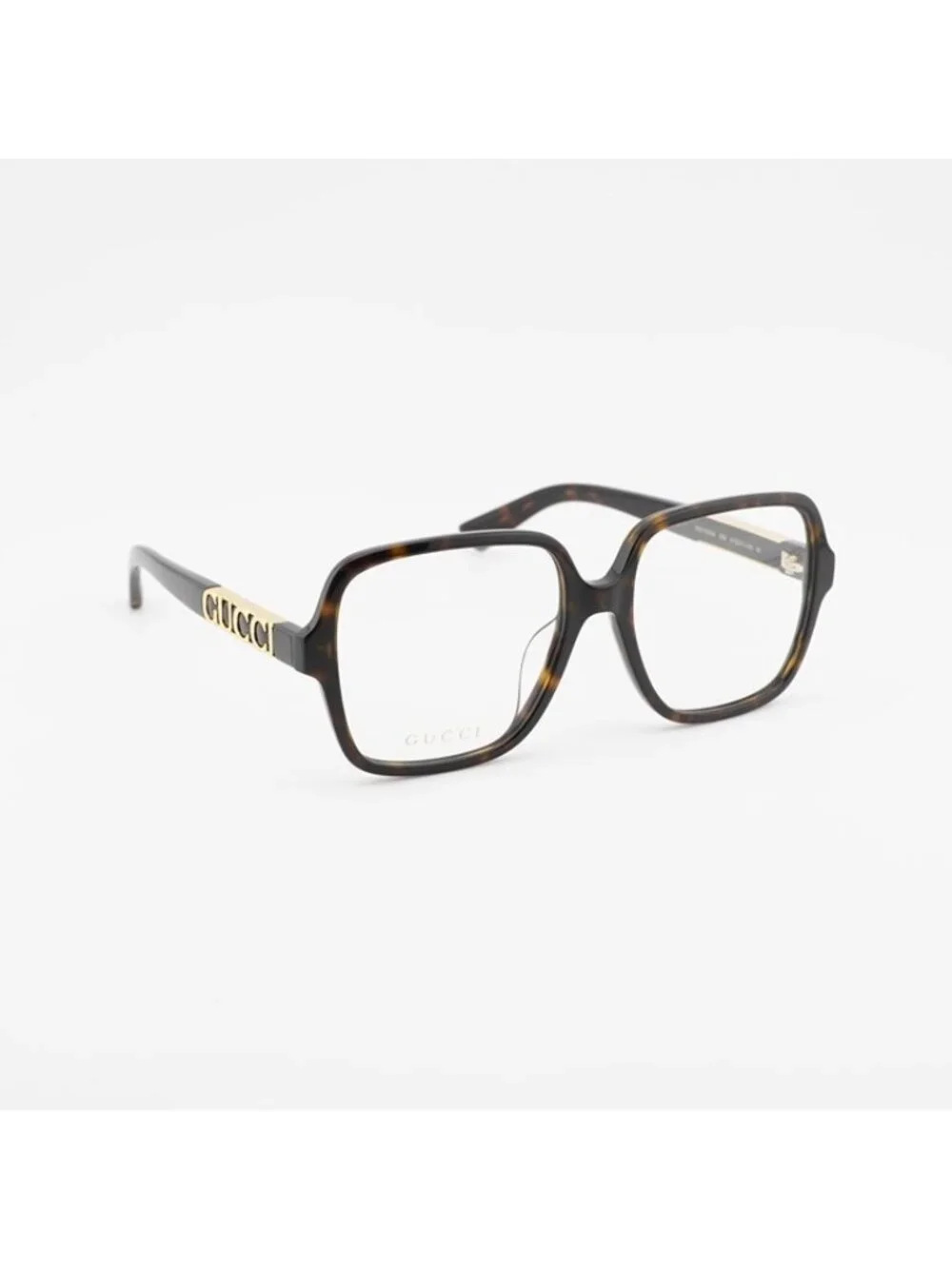Gucci GG1193OA 002 Eyeglasses Havana 57mm Square Frame